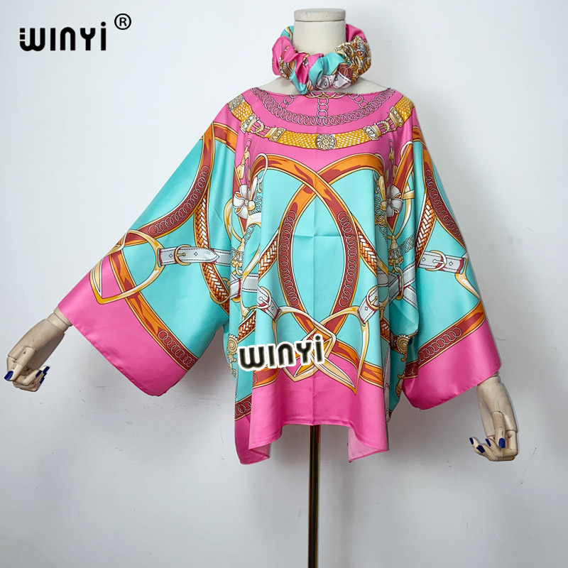 Summer Clothing Young Women - WINYI 2021 Elegant พิมพ์ฤดูร้อน Boho เสื้อผ้าสำหรับผู้หญิง