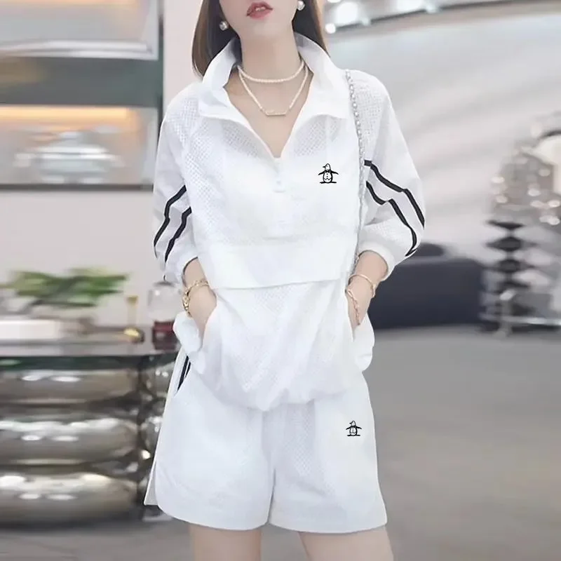 Summer Golf Clothing - ชุดกอล์ฟสำหรับผู้หญิง ฤดูร้อน เสื้อผ้ากอล์ฟใหม่ แฟชั่น ชุดกีฬาเพื่อการพักผ่อน ชุดกอล์ฟสำหรับผู้หญิง