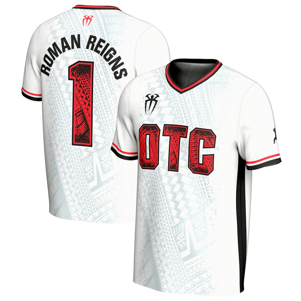 Summer Reign Clothing - เสื้อฟุตบอลพิมพ์ลาย 3D ของ Roman Reigns ปี