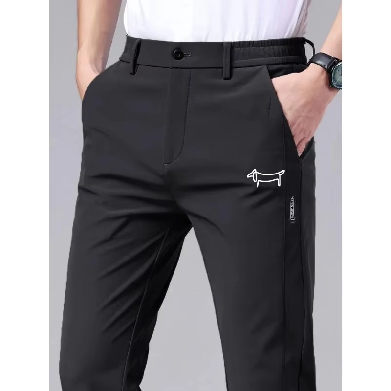 Summer Golf Clothing - เสื้อผ้ากอล์ฟสำหรับผู้ชายในฤดูใบไม้ผลิ กางเกงกอล์ฟแบบยืดหยุ่นสำหรับธุรกิจและสันทนาการ กางเกงกอล์ฟขายาวแฟชั่นสำหรับผู้ชาย ชุดกอล์ฟแบรนด์หรูสำหรับผู้ชาย