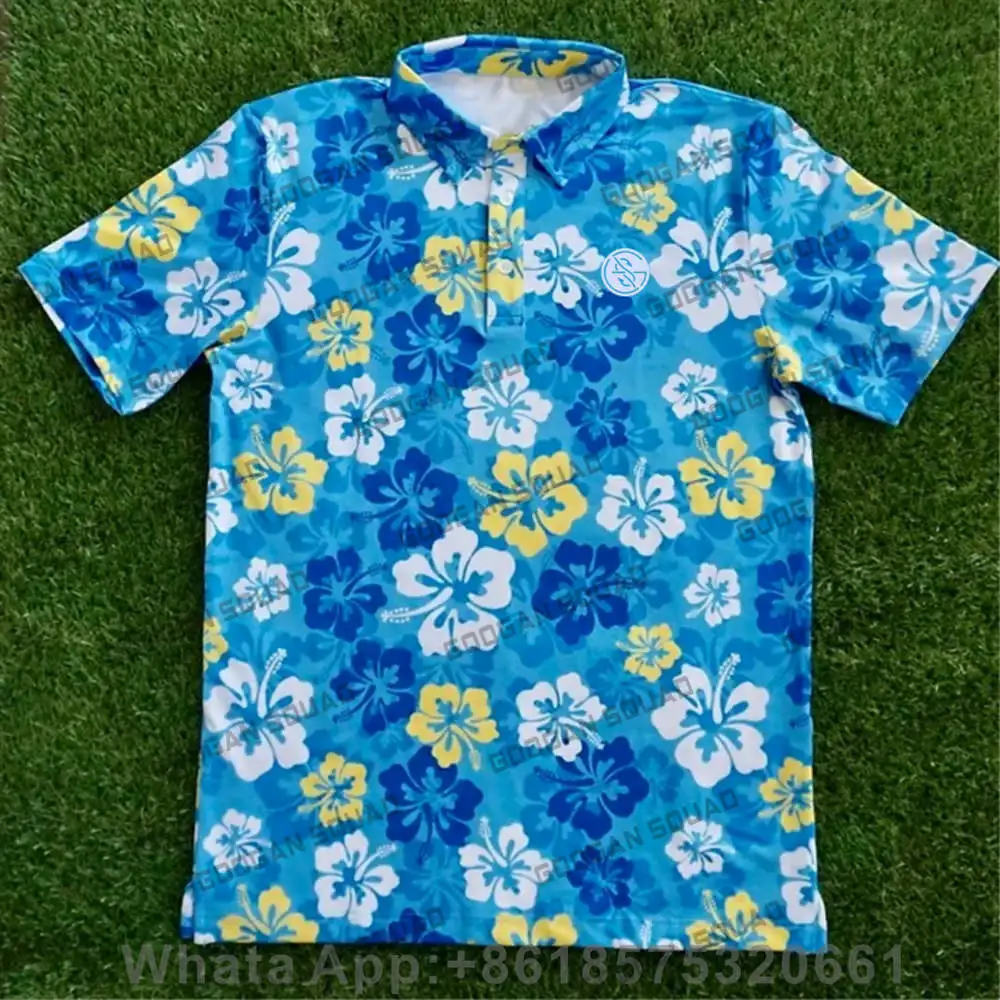 Summer Golf Clothing - เสื้อยืดลำลองฤดูร้อน เสื้อโปโลแขนสั้นผู้ชาย เสื้อเชิ้ตทำงานติดกระดุม เสื้อยืดแห้งเร็ว เสื้อผ้าสำหรับเล่นกีฬาและตกปลา