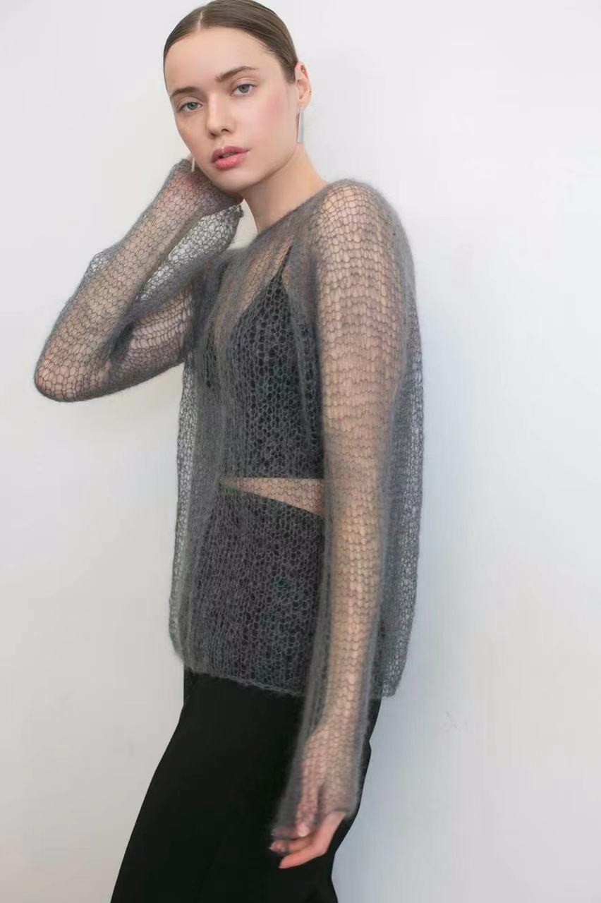 เสื้อไหมพรมโมแฮร์, กระโปรงถัก, - Summer Clothing Yarn บทวิจารณ์และราคา