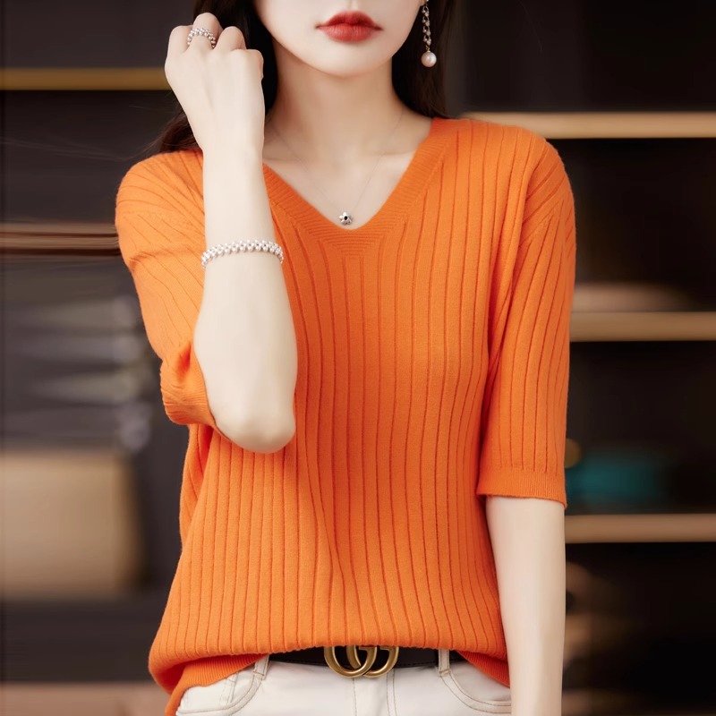 เสื้อกันหนาวผู้หญิงฤดูใบไม้ผลิ - Summer Clothing Yarn บทวิจารณ์และราคา