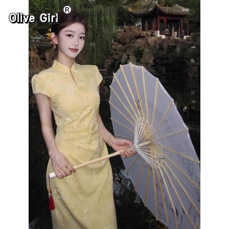 ชุดกี่เพ้าแบบปรับปรุงใหม่ ปี 2 - Summer Clothing Young Women บทวิจารณ์และราคา