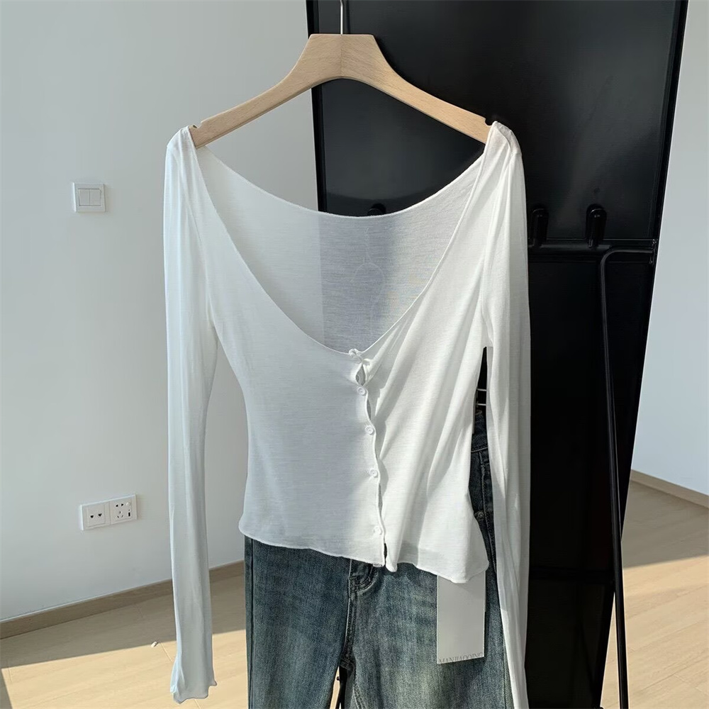 เสื้อคลุมสีขาว 2026 คาร์ดิแกนฤ - Summer Clothing Yarn บทวิจารณ์และราคา