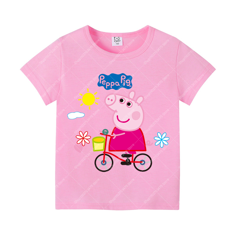 เด็กสาวน่ารักผ้าฝ้ายเสื้อยืดฤด - Summer Kids Clothing บทวิจารณ์และราคา