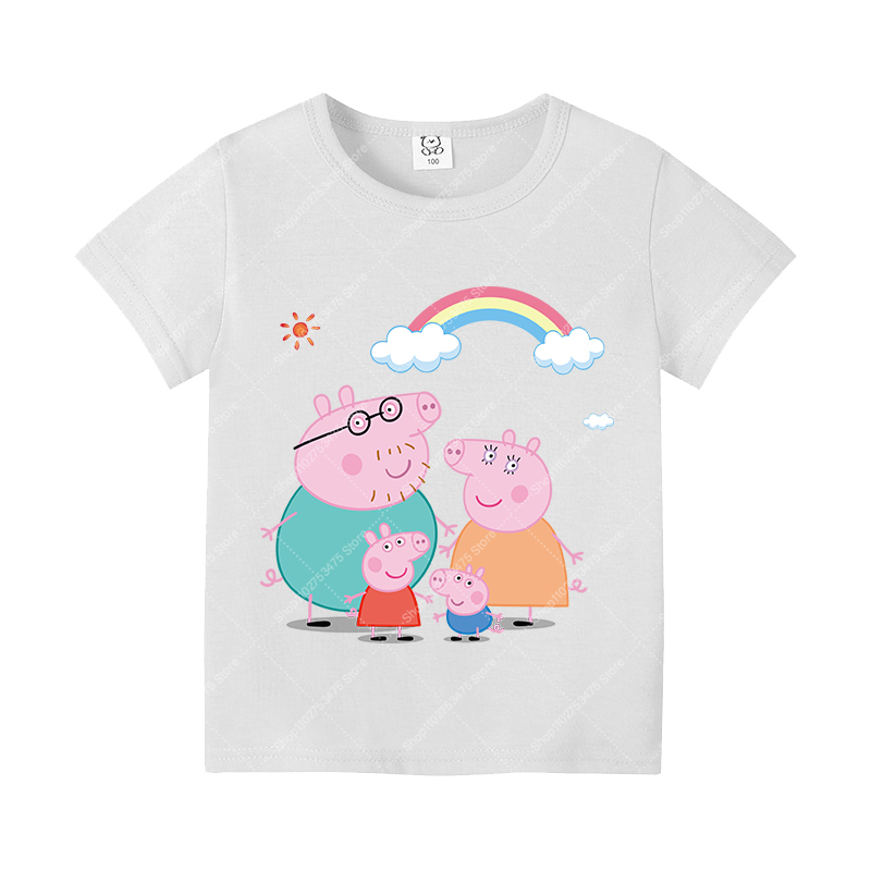 เด็กสาวน่ารักผ้าฝ้ายเสื้อยืดฤด - Summer Kids Clothing บทวิจารณ์และราคา