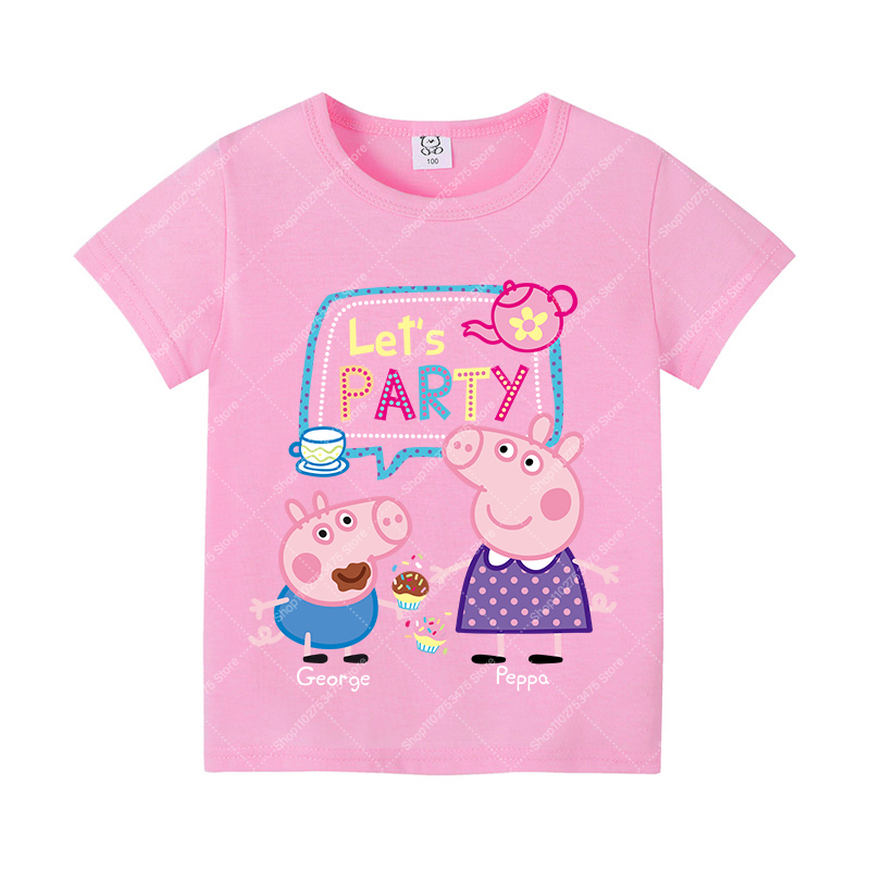 เด็กสาวน่ารักผ้าฝ้ายเสื้อยืดฤด - Summer Kids Clothing บทวิจารณ์และราคา