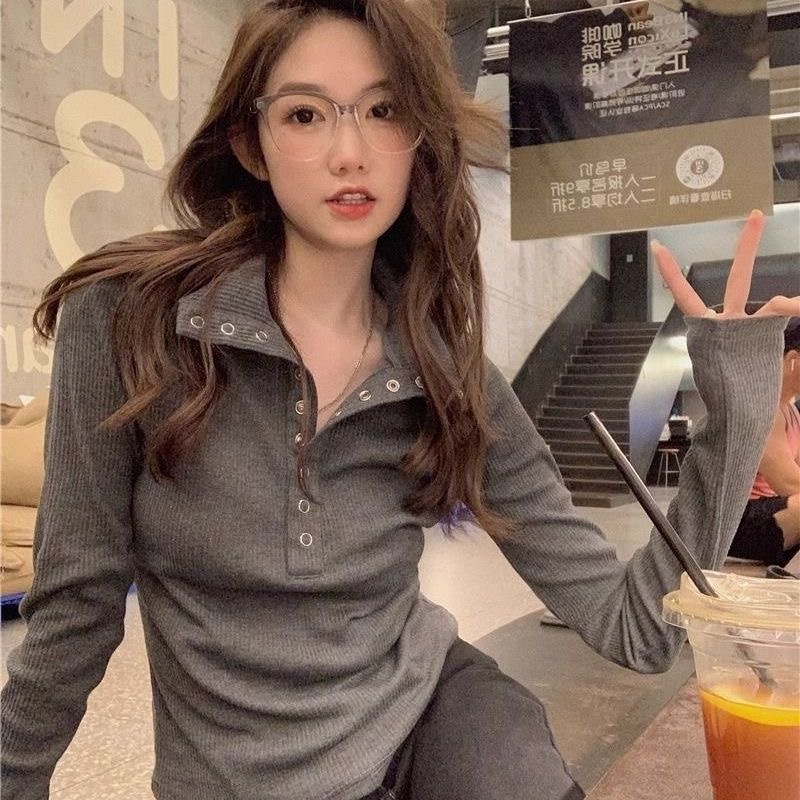 เสื้อเชิ้ตแขนยาวทรงสลิมแฟชั่นผ - Summer Clothing Yarn บทวิจารณ์และราคา