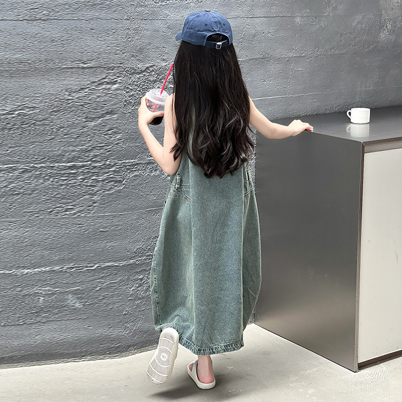 Vintage Blue เด็กหญิงคุณภาพสูง - Summer Kids Clothing บทวิจารณ์และราคา
