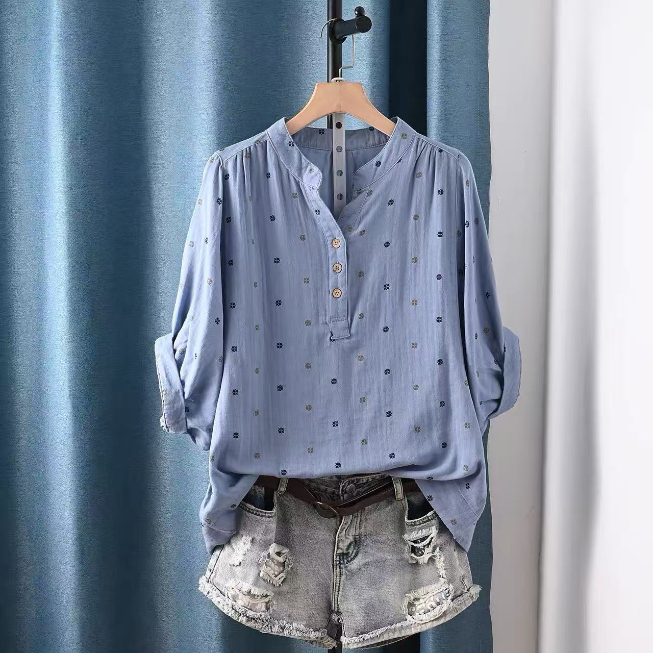 เสื้อผู้หญิงปี 2026 เสื้อผ้าฝ้ - Summer Clothing Yarn บทวิจารณ์และราคา