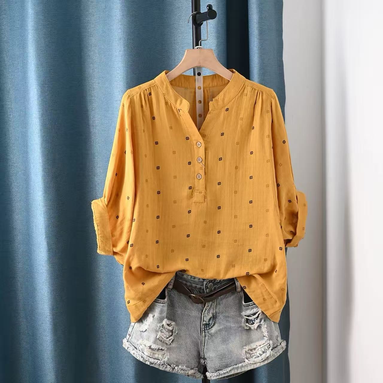เสื้อผู้หญิงปี 2026 เสื้อผ้าฝ้ - Summer Clothing Yarn บทวิจารณ์และราคา