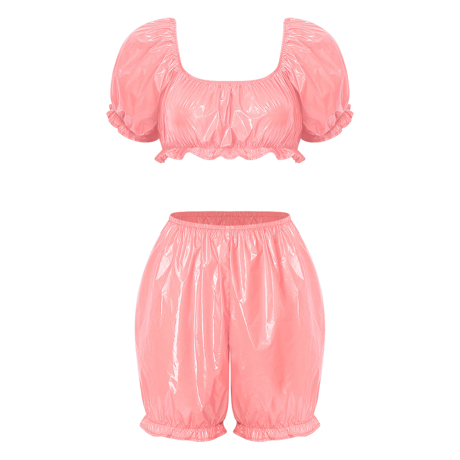 ชุดคลับแวร์หนัง PU แบบเปียกสำห - Summer Clothing Cheap บทวิจารณ์และราคา