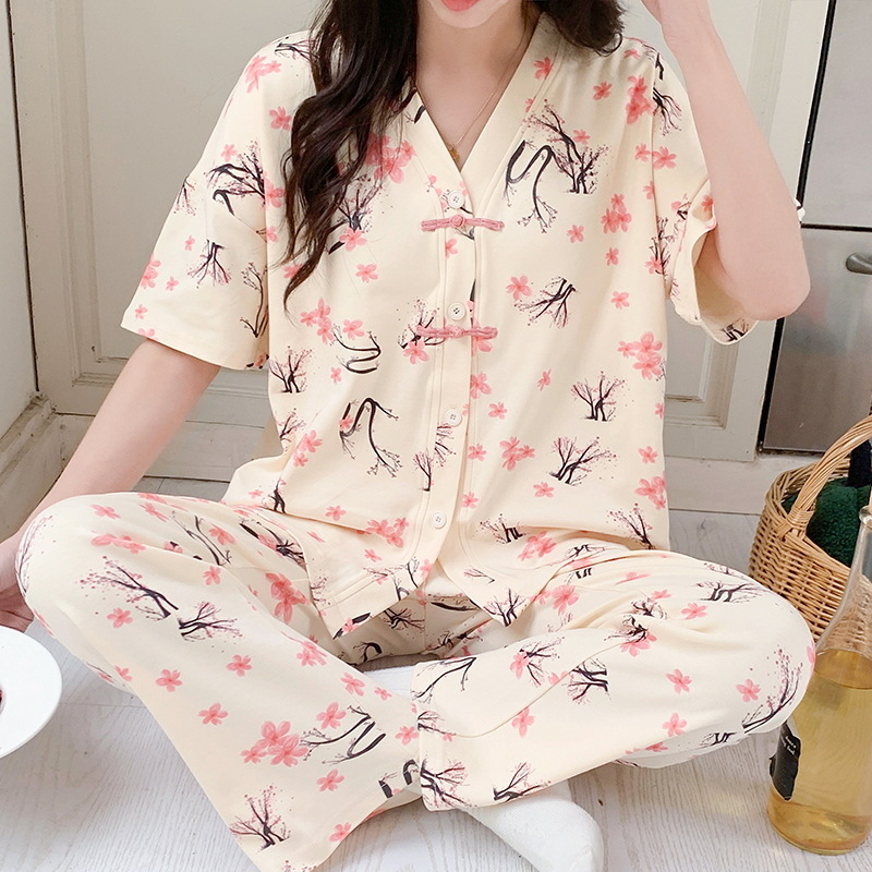 ชุดนอนสตรีชุดกิโมโนแขนสั้นฤดูใ - Summer Clothing Young Women บทวิจารณ์และราคา