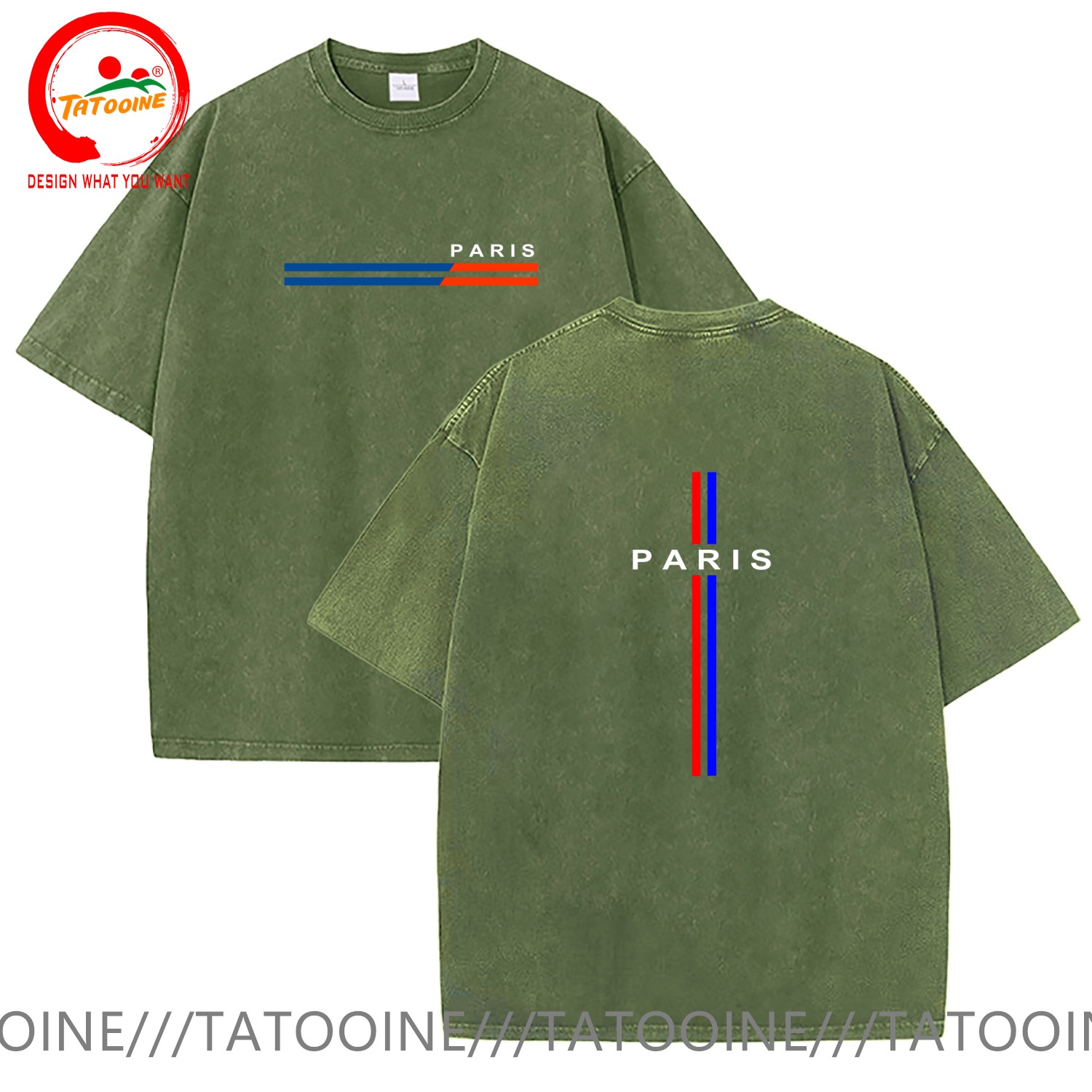 เสื้อยืดผ้าฝ้ายวินเทจลายพิมพ์ป - Summer Clothing In Paris บทวิจารณ์และราคา