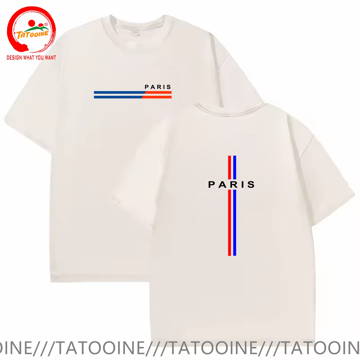 เสื้อยืดผ้าฝ้ายวินเทจลายพิมพ์ป - Summer Clothing In Paris บทวิจารณ์และราคา