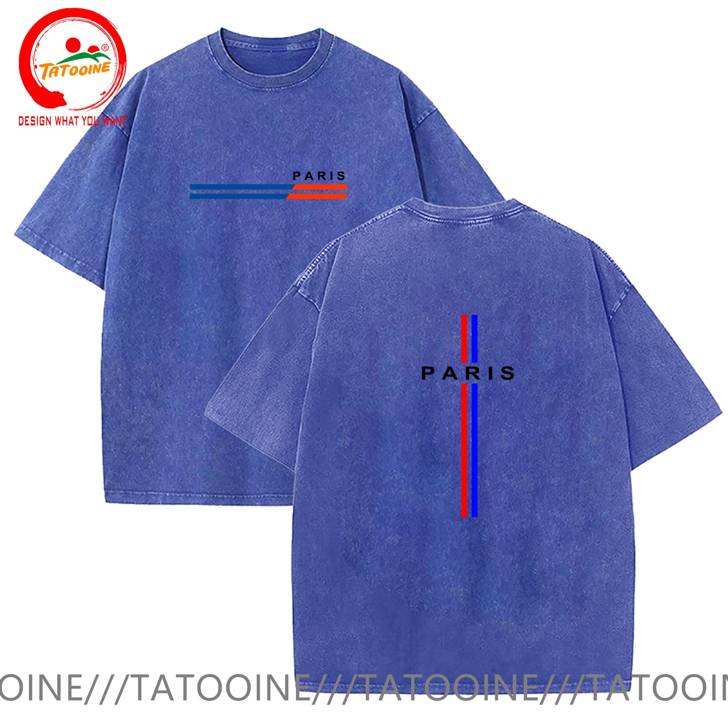 เสื้อยืดผ้าฝ้ายวินเทจลายพิมพ์ป - Summer Clothing In Paris บทวิจารณ์และราคา