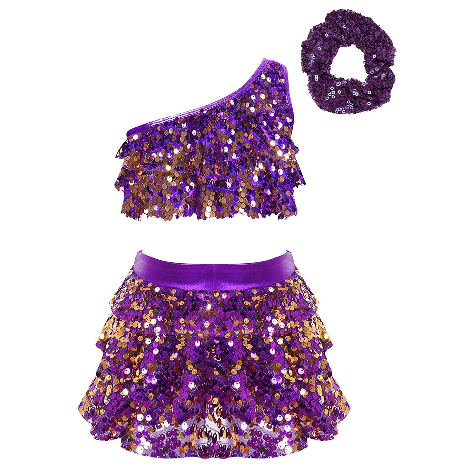 เด็กผู้หญิงเลื่อมเงาลาตินแจ๊สเ - Summer Kids Clothing บทวิจารณ์และราคา