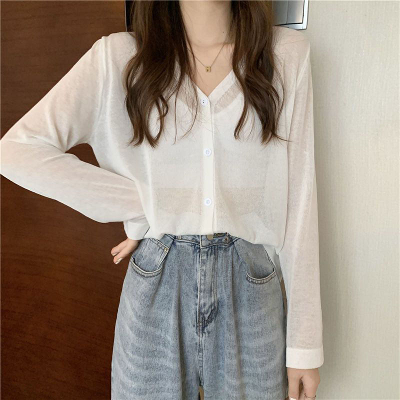 ลูกอมสีบางถักเสื้อสเวตเตอร์ถัก - Summer Clothing Yarn บทวิจารณ์และราคา